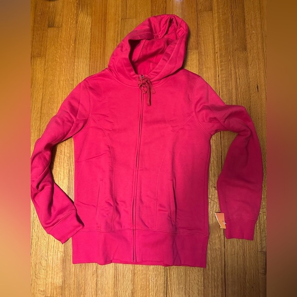 Champion Womens M Long Sleeve Full Zip Up Athletic Hoodie Jacket Pink(a2 - Picture 2 of 14